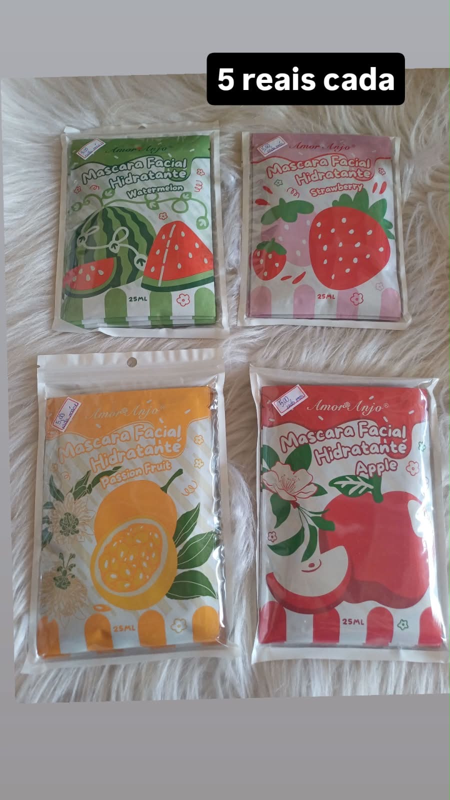 Máscara Facial de Frutas - unidade