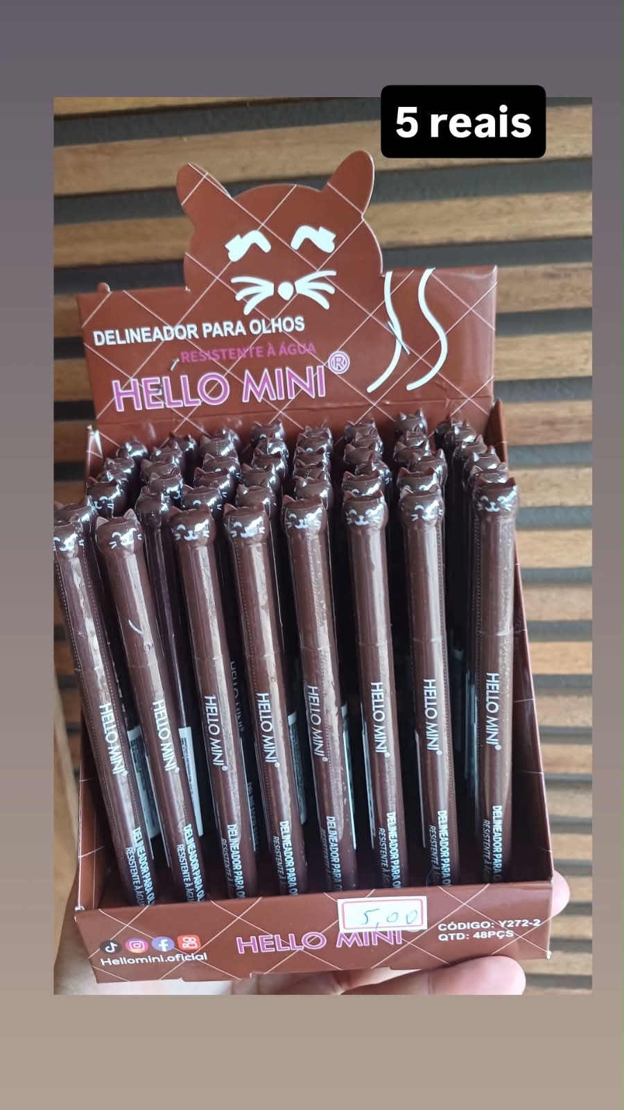 Caneta Delineadora MARROM - Hello Mini