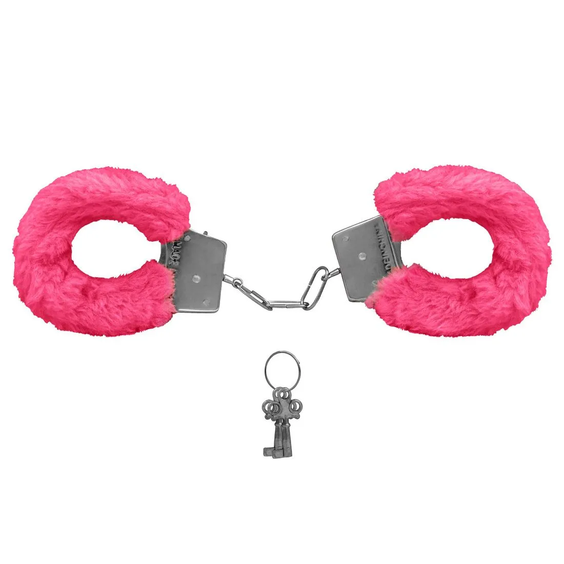 Algema de Metal Pelúcia Revestida Fur Love Cuffs