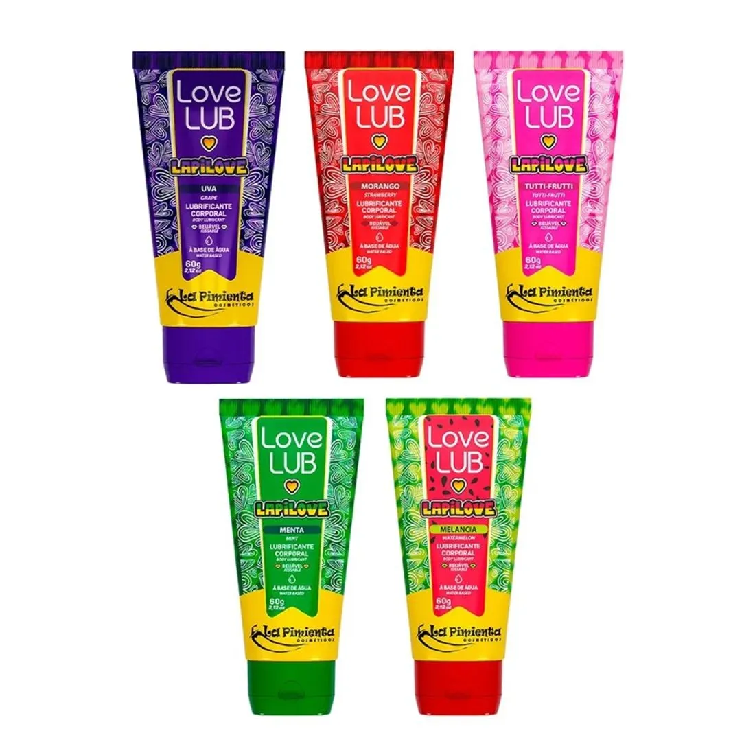 Love Lub LapiLove Lubrificante Corporal Beijável 60g La Pimienta